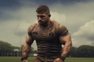 joueur de rugby et la musculation